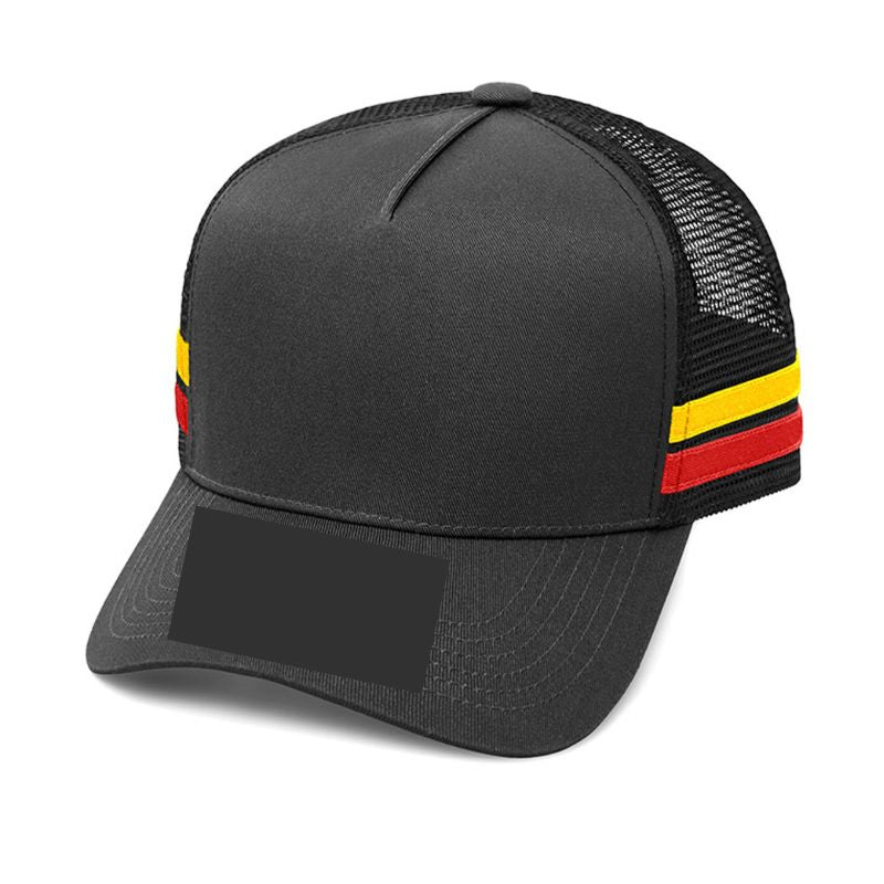 A-Frame Striped Trucker Cap - Image 13