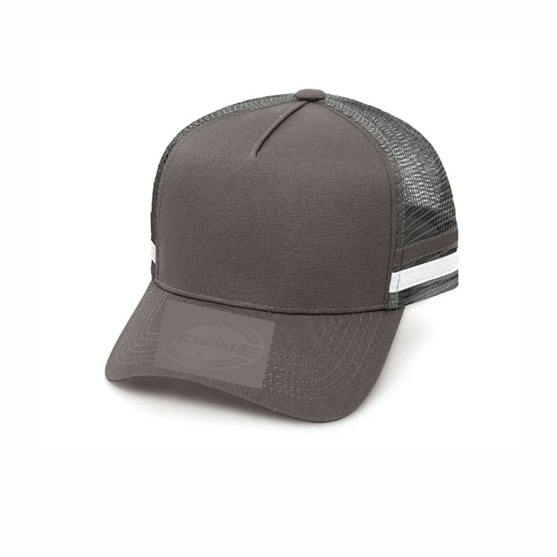 A-Frame Striped Trucker Cap - Image 4