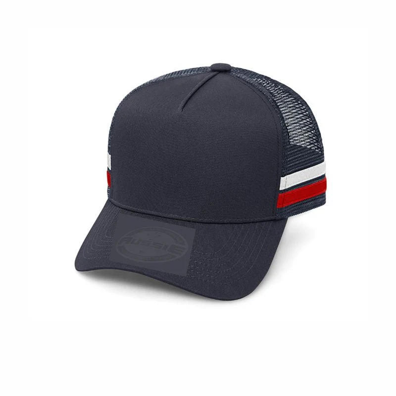 A-Frame Striped Trucker Cap - Image 9