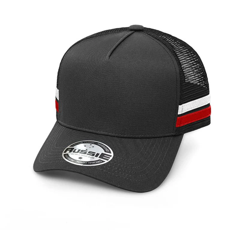 A-Frame Striped Trucker Cap Kids - Image 3