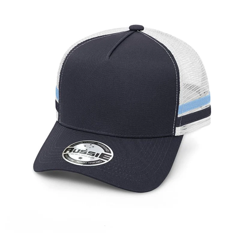 A-Frame Striped Trucker Cap Kids - Image 6