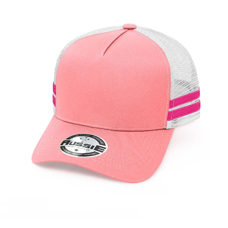 A-Frame Striped Trucker Cap Kids - Image 7