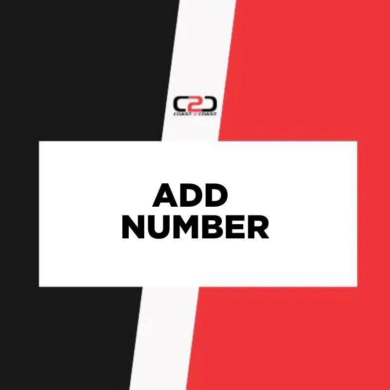 Add Player Number (Add.  $5)