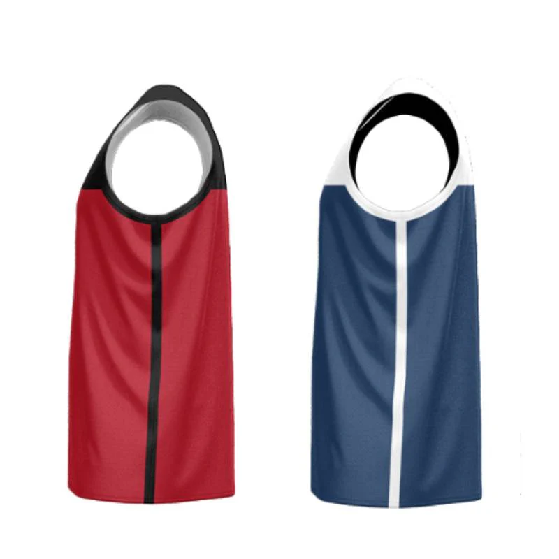 ADF Basketball Core Reversible Basketball Singlet Navy/Red - Image 3