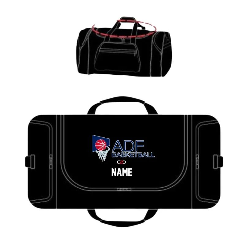 ADF Basketball Duffle Bag Black