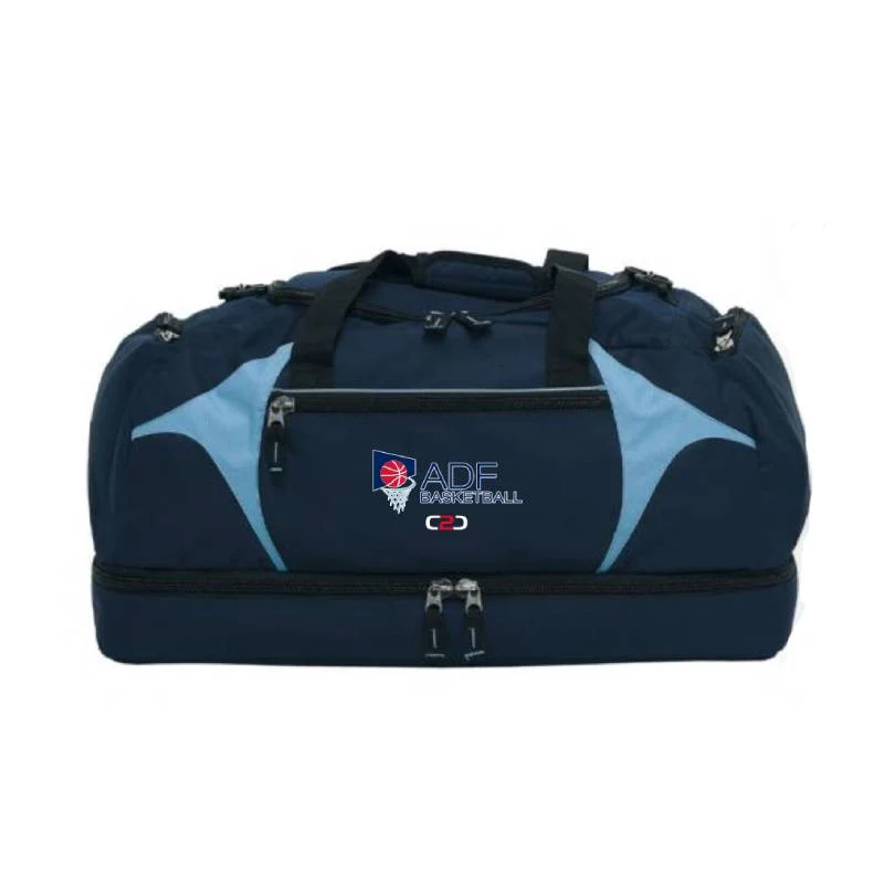 ADF Basketball Overnight Bag Navy Sky