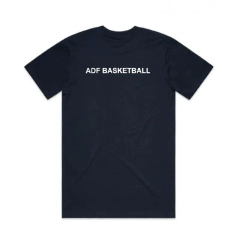 ADF Basketball Tee Navy - Image 2
