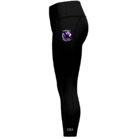 Albatross Netball 7/8 Tights Black - Image 2