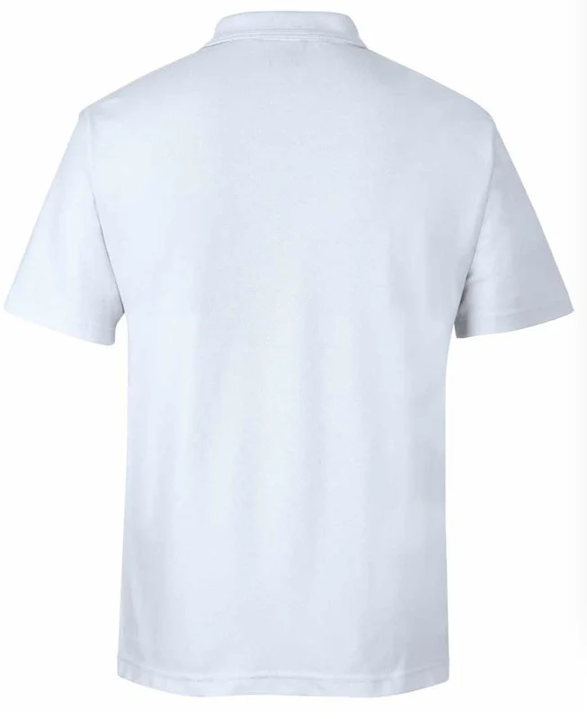 Albatross Netball Mens Polo White - Image 2