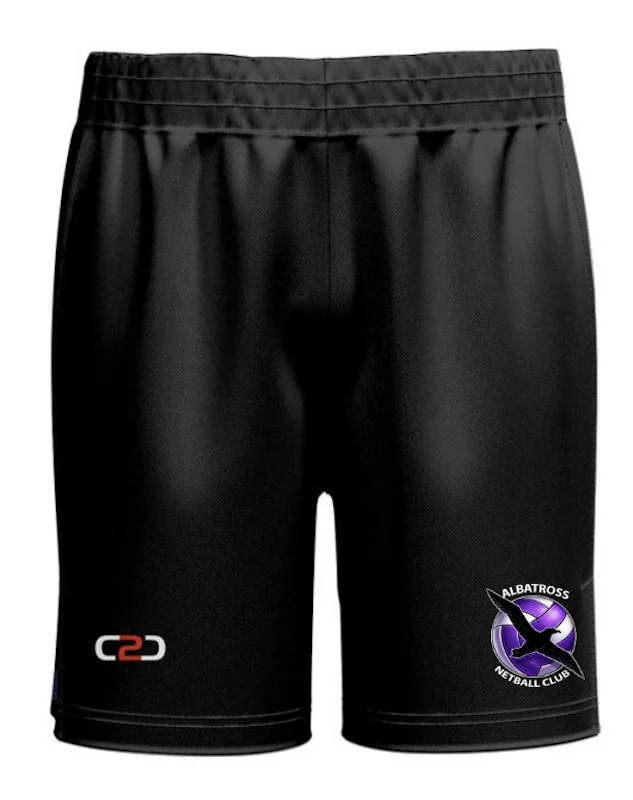 Albatross Netball Sport Shorts Pro Mens Youths Black