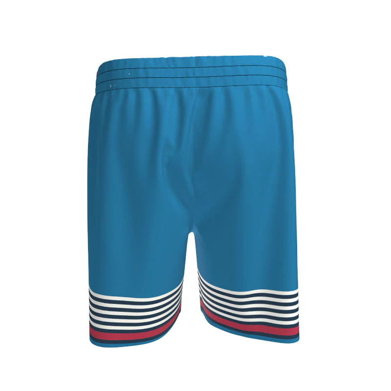 All Star '25 Inspired Core Basketball Pro Shorts Design Your Own Custom Blue Team - Image 4