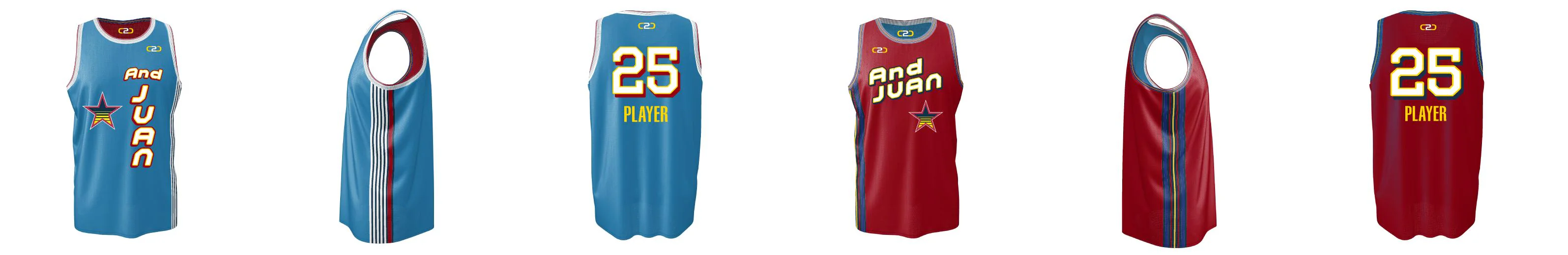 All Star '25 Inspired Core Reversible Basketball Singlet Design Your Own Custom