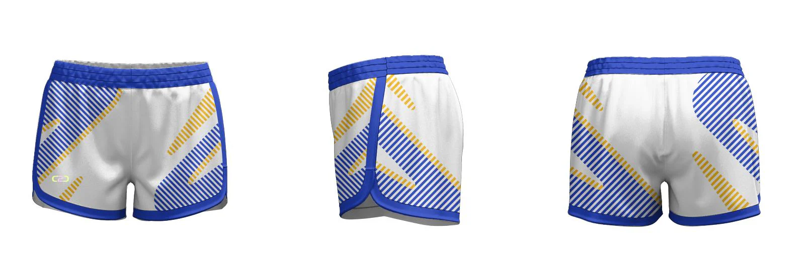 Allsorts SlimFit HP Ladies Girls High Thigh Curve Shorts Design Your Own Custom