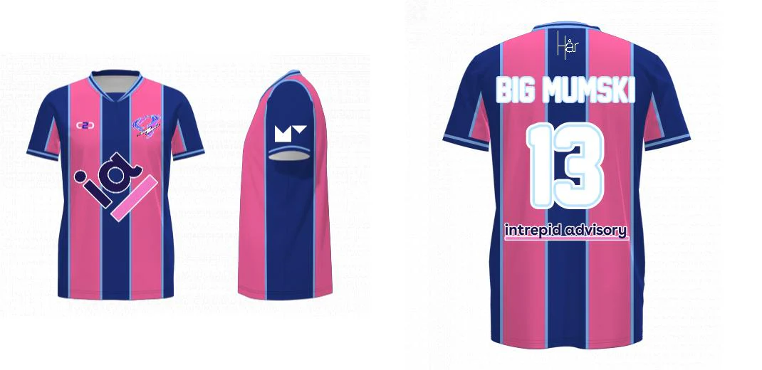 Barcelona Core Soccer Jersey Insert V Neck Design Your Own Custom
