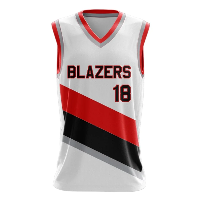 Custom Blazers-Inspired Core Basketball Singlet