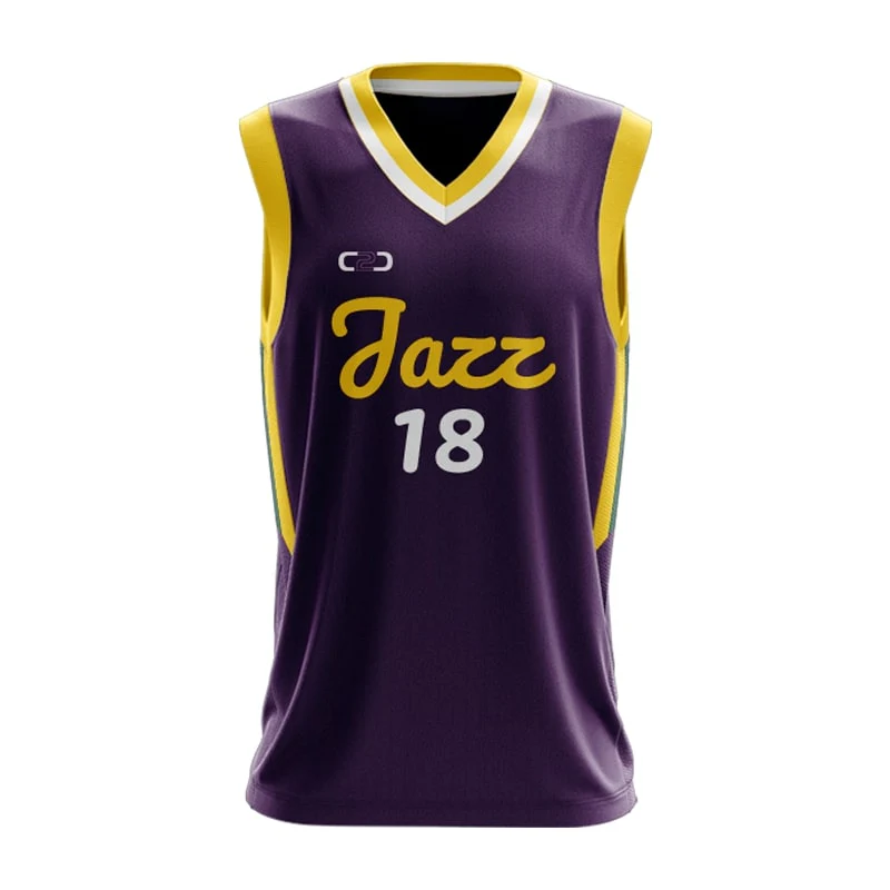 Custom Utah Jazz Inspired Basketball Singlet