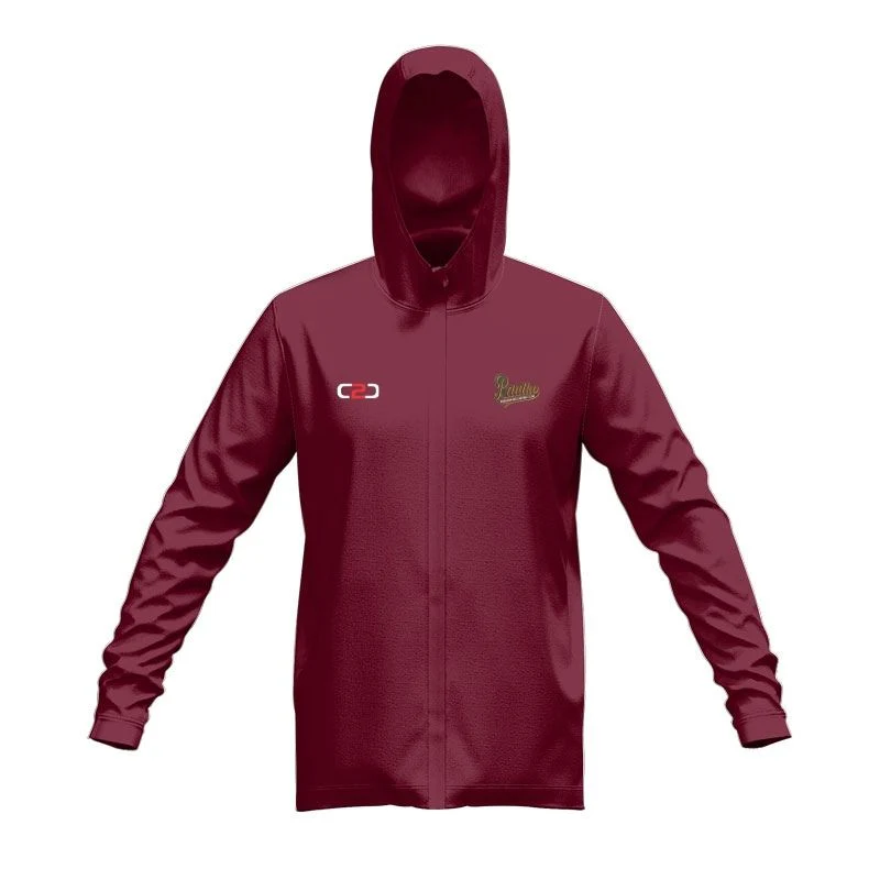 Baulkham Hills SlimFit HP Tech Zip Hoodie Maroon