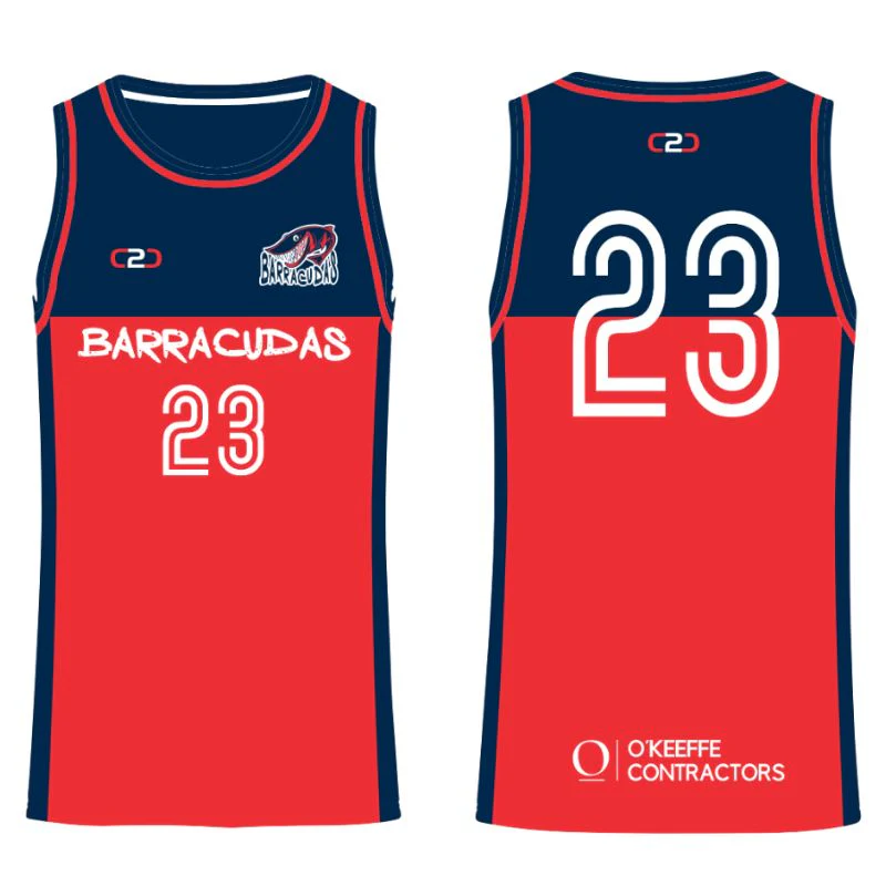 BDC Barracudas Basketball Reversible Playing Singlet