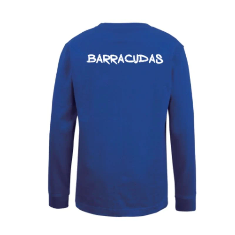 BDC Barracudas Kids LS Royal Cotton Tee - Image 2