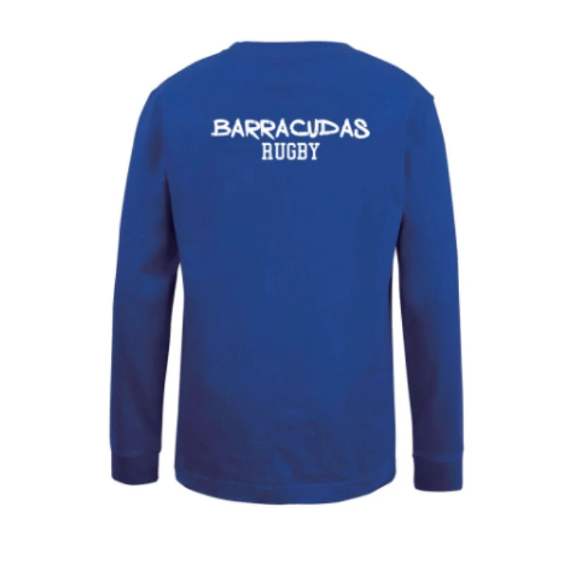BDC Barracudas Kids LS Royal Cotton Tee - Image 4