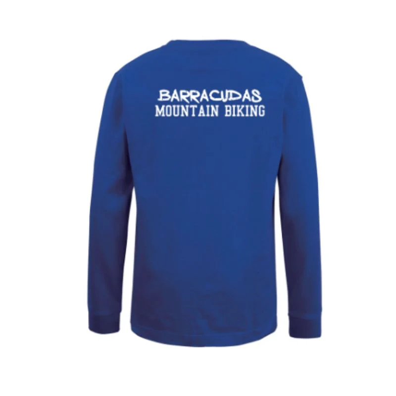BDC Barracudas Kids LS Royal Cotton Tee - Image 6