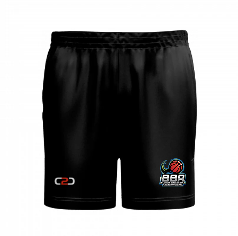Biloela Basketball Pro Shorts Mens Youths Black
