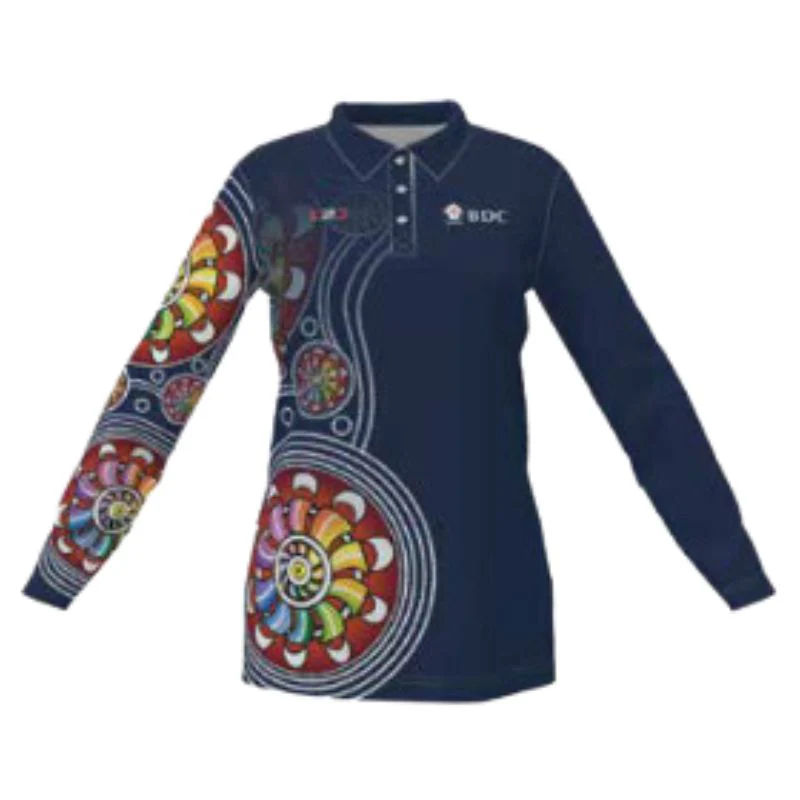 Bishop College Long Sleeve Polo