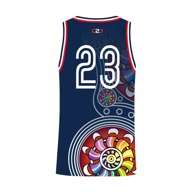 Bishop College Reversible Basketball Singlet - Image 2