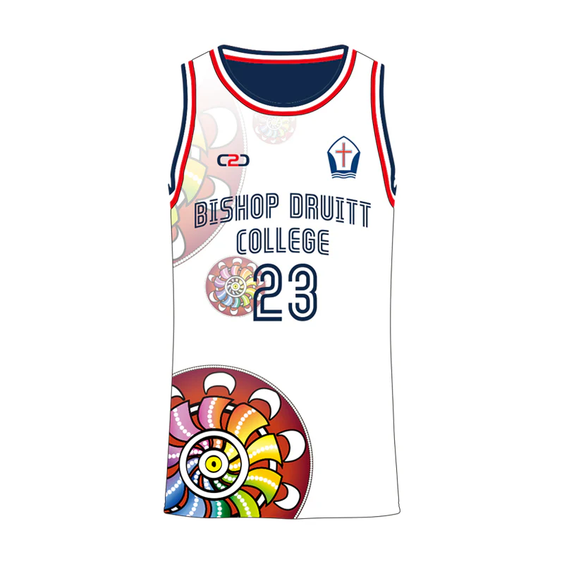 Bishop College Reversible Basketball Singlet - Image 3