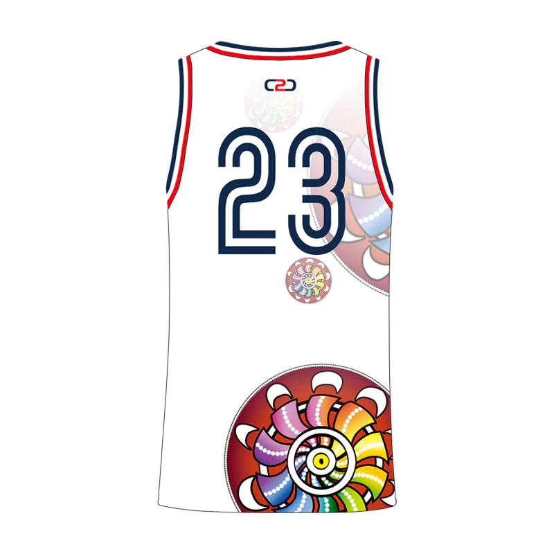 Bishop College Reversible Basketball Singlet - Image 4