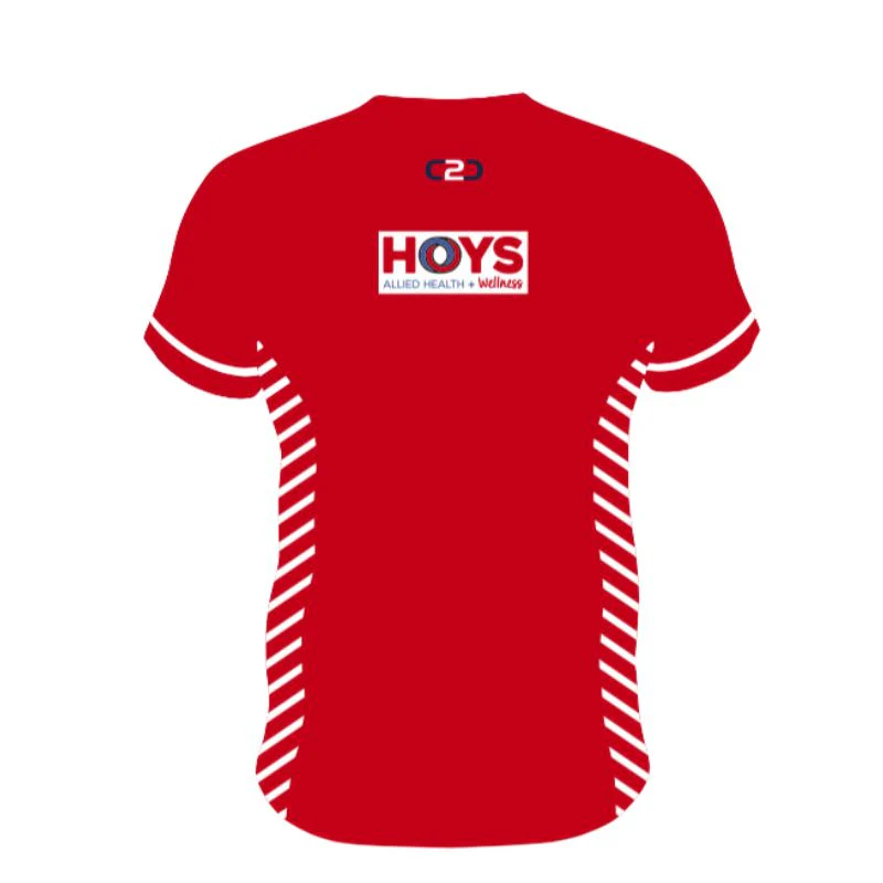 Bishop Druitt College High Performance Training Tee Red - Image 2