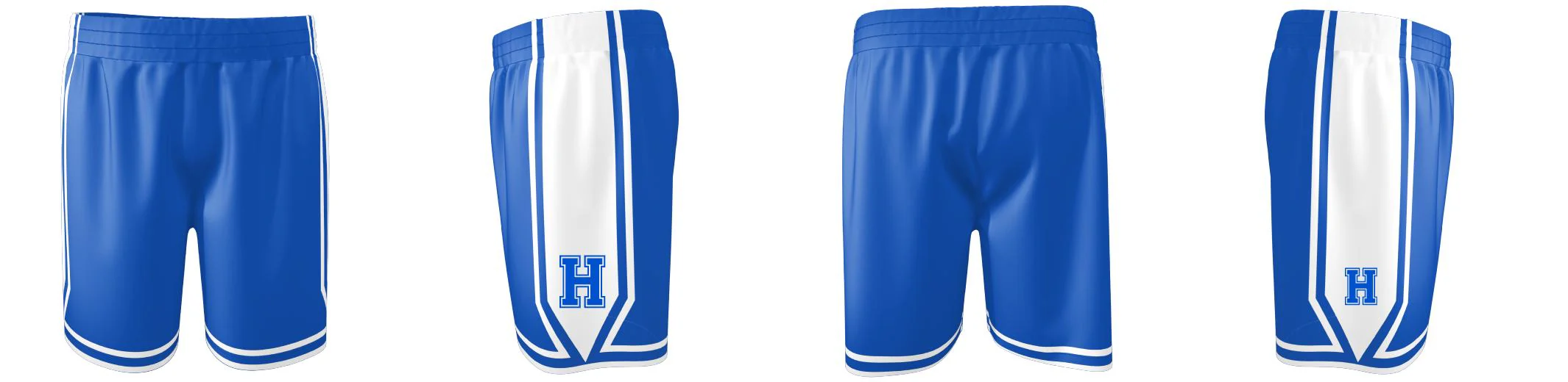 Blue Core Pro Shorts Design Your Own Custom