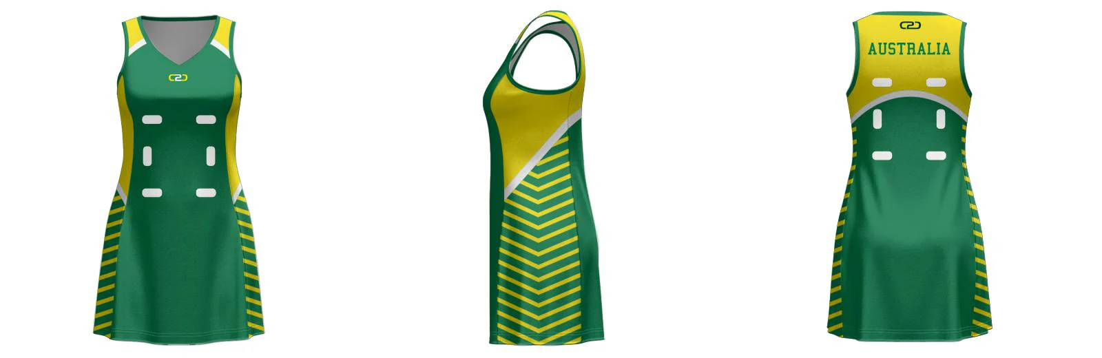 Boomers Core Netball Dress Custom Design Your Own