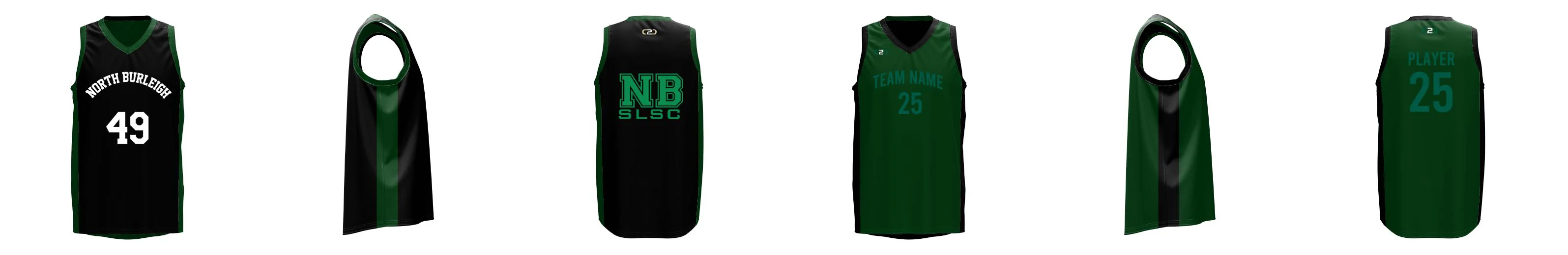 Boomers Core V-Neck Reversible Basketball Singlet Black and White Design Your Own Custom