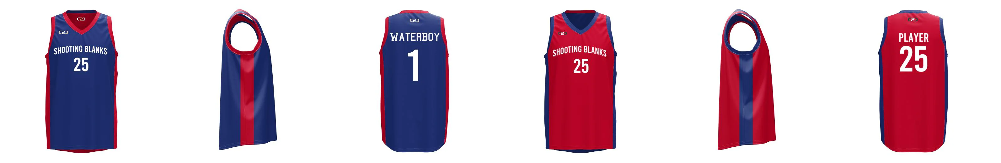 Boomers Core V-Neck Reversible Basketball Singlet Black and White Design Your Own Custom