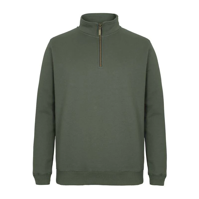 Brass 1/2 Zip Sweat Jacket - Image 2