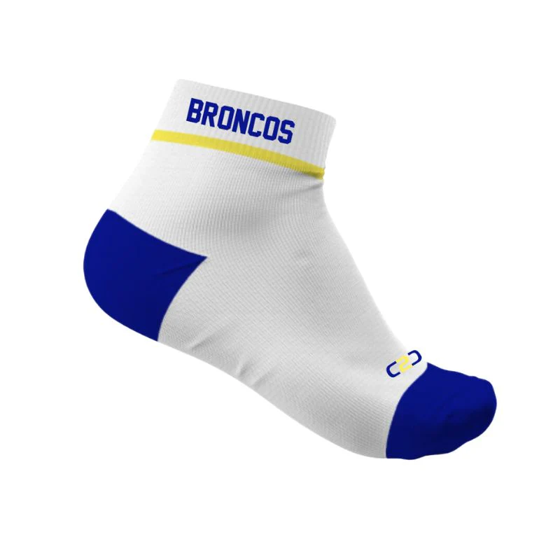 Broken Hill Basketball Ankle Socks White - Image 2