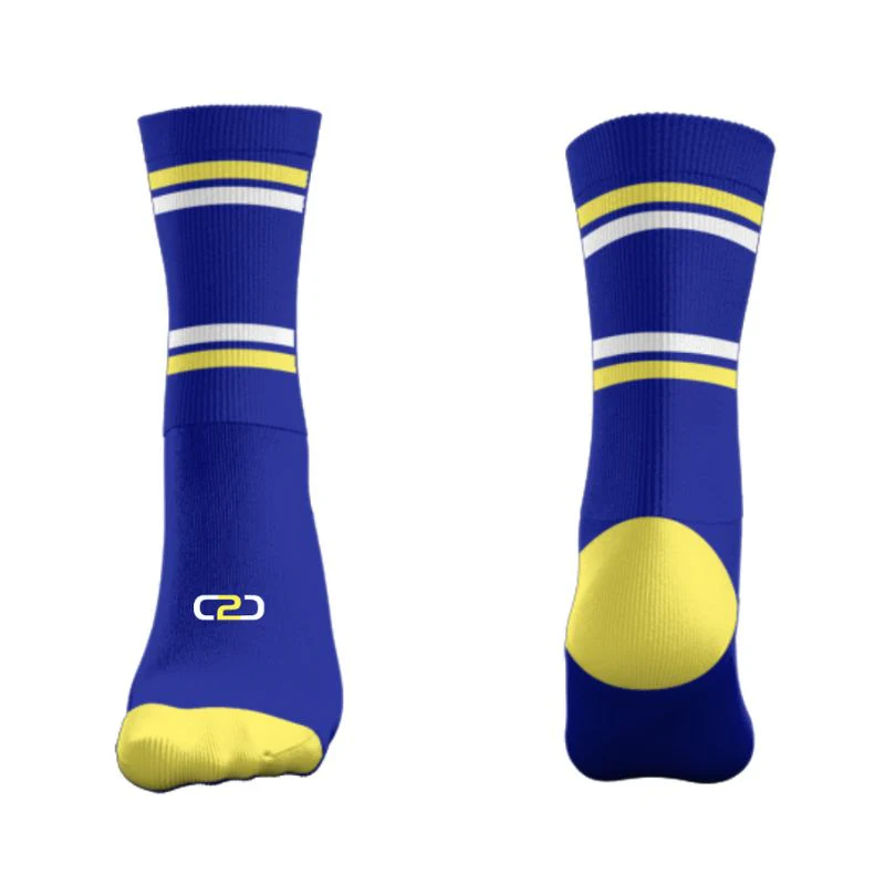 Broken Hill Basketball Crew Socks Royal