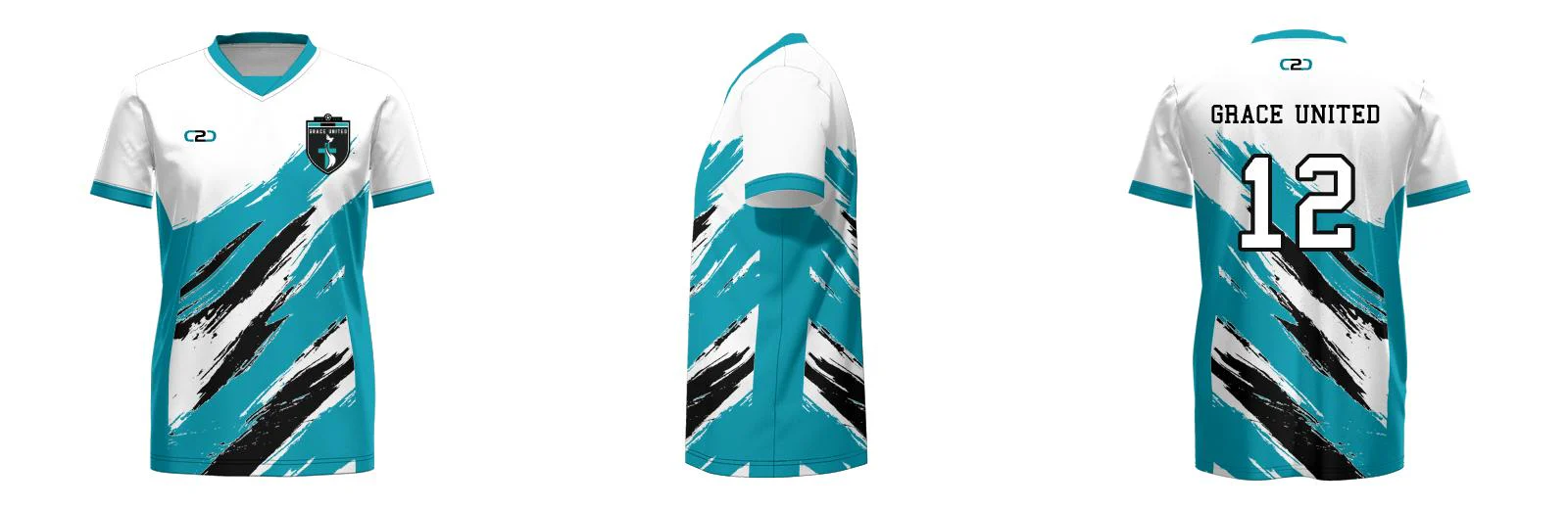 Brushes Soccer Core Soccer Jersey Insert V Neck Design Your Own Custom