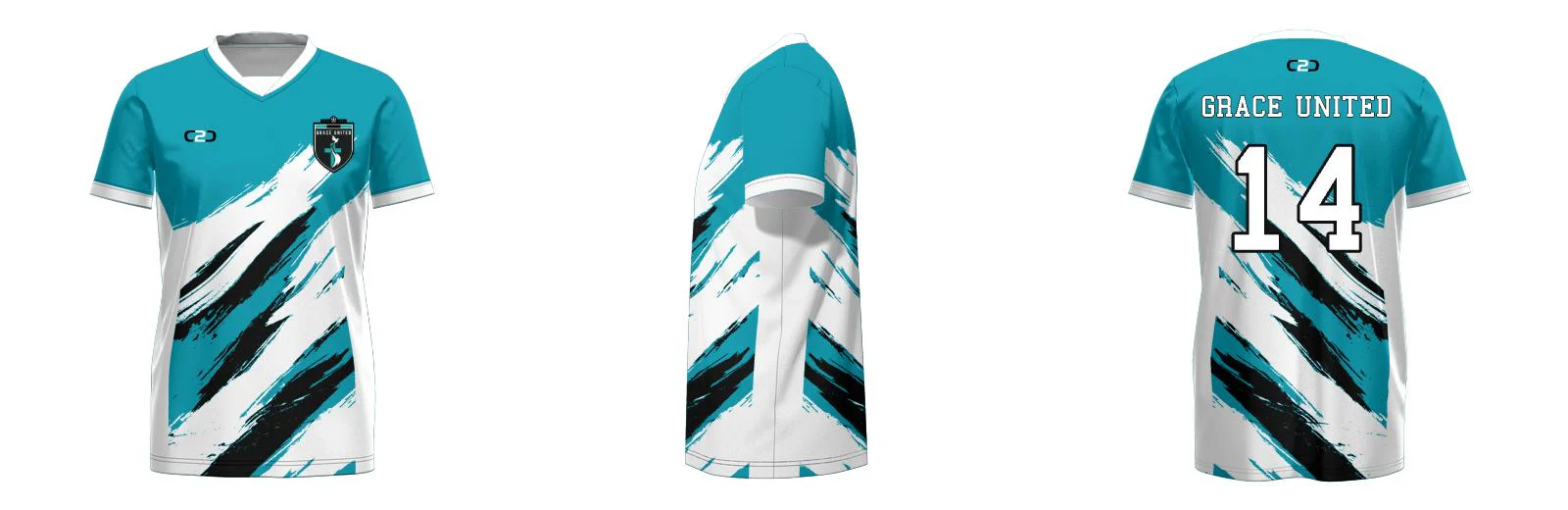 Brushes Soccer Core Soccer Jersey Insert V Neck Design Your Own Custom