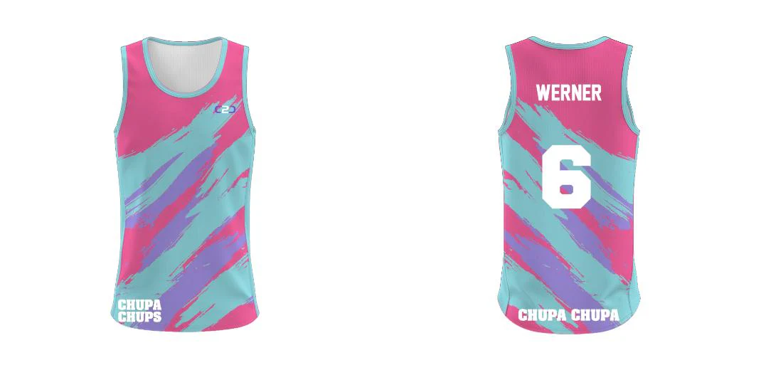 Brushes Sport Singlet Design Your Own