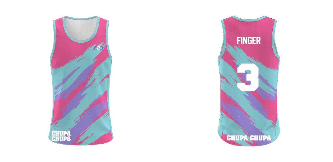 Brushes Sport Singlet Design Your Own