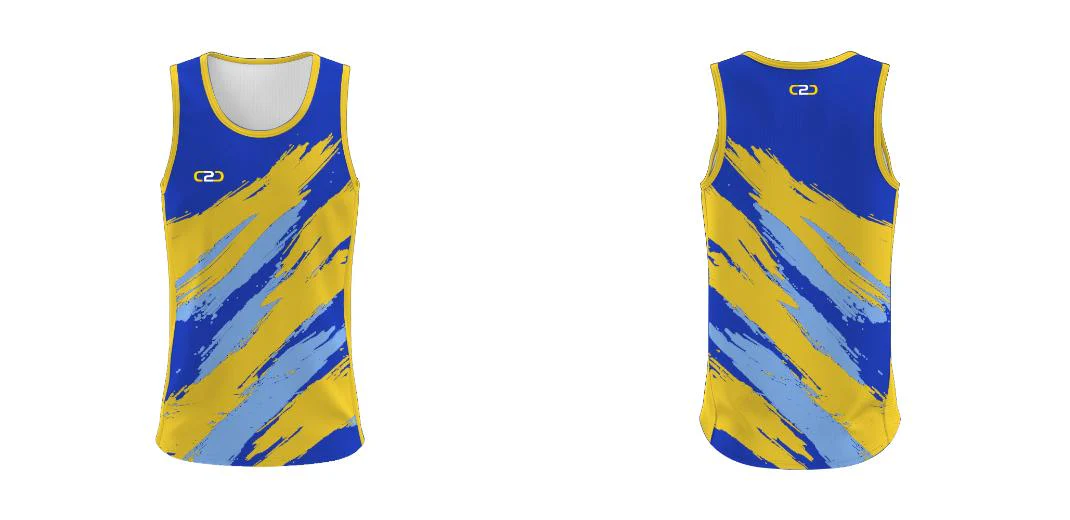 Brushes Sport Singlet Design Your Own