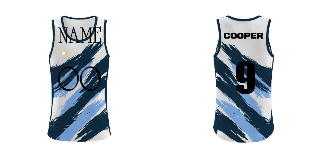Brushes Sport Singlet Design Your Own