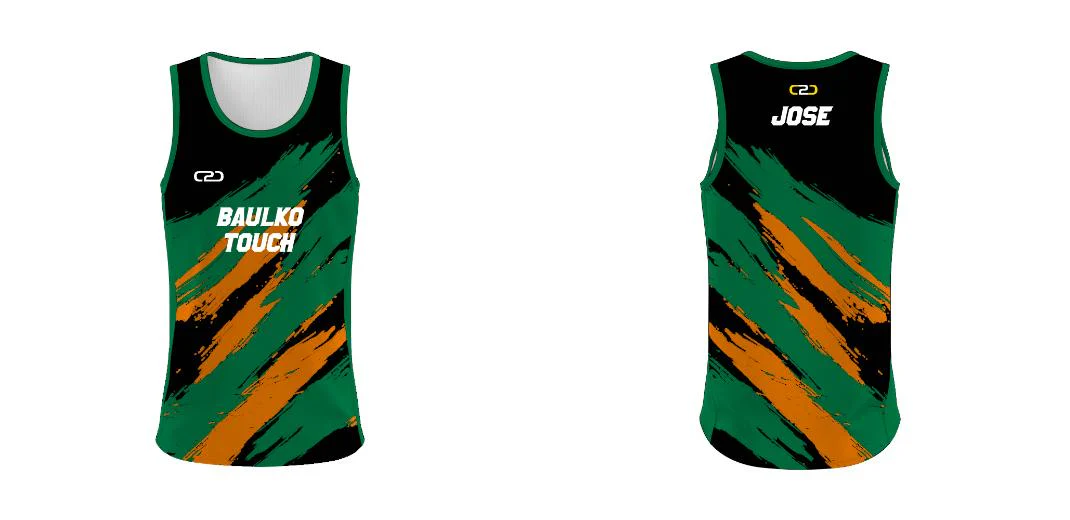 Brushes Sport Singlet Design Your Own