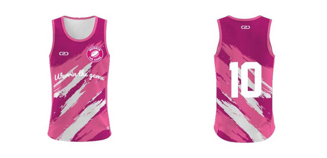 Brushes Sport Singlet Design Your Own