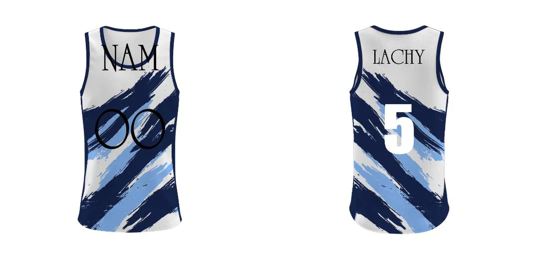Brushes Sport Singlet Design Your Own