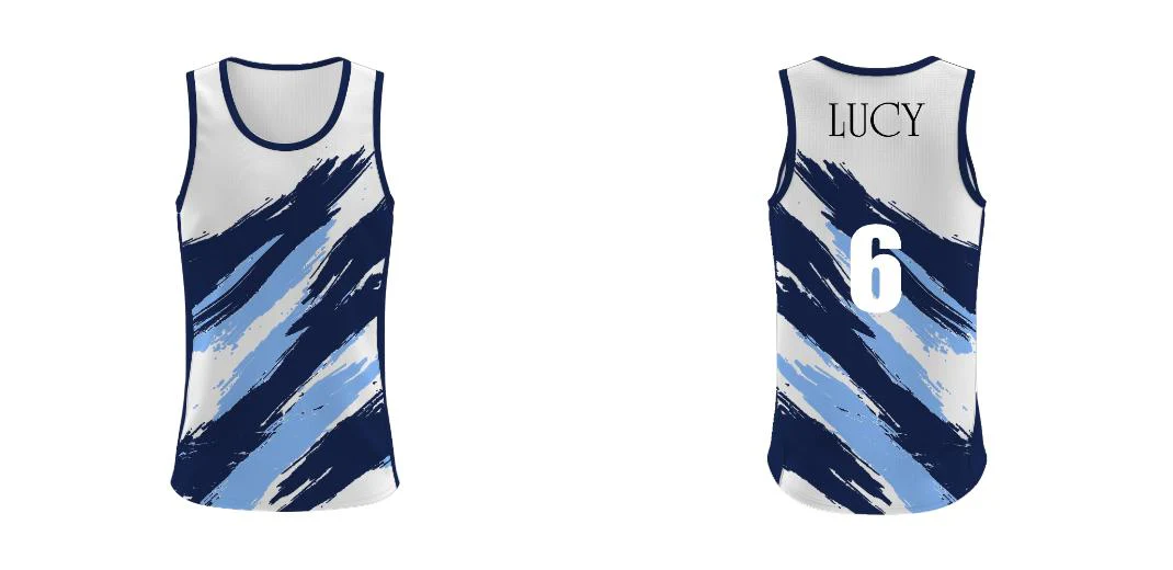 Brushes Sport Singlet Design Your Own