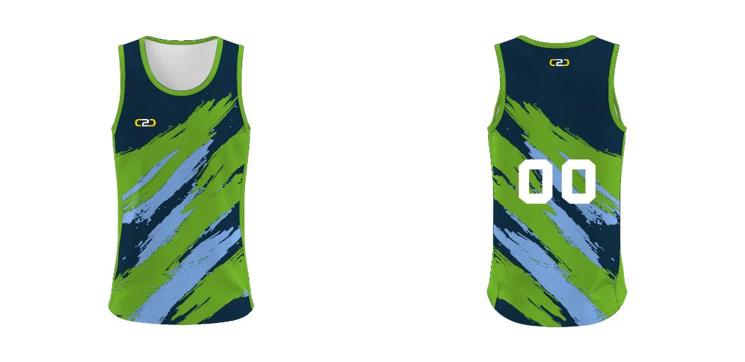 Brushes Sport Singlet Design Your Own