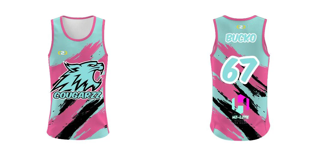 Brushes Sport Singlet Design Your Own